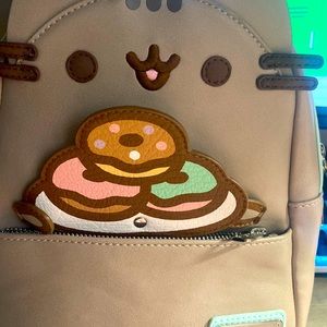 Loungefly Pusheen Donuts Womens Double Strap Shoulder Bag Purse